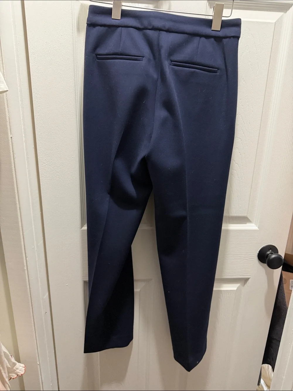 J. Crew Navy “Kate” Tailored Straight Trousers